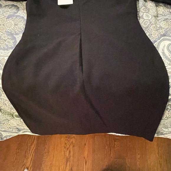 Black Mini One shoulder Dress - Picture 2 of 7